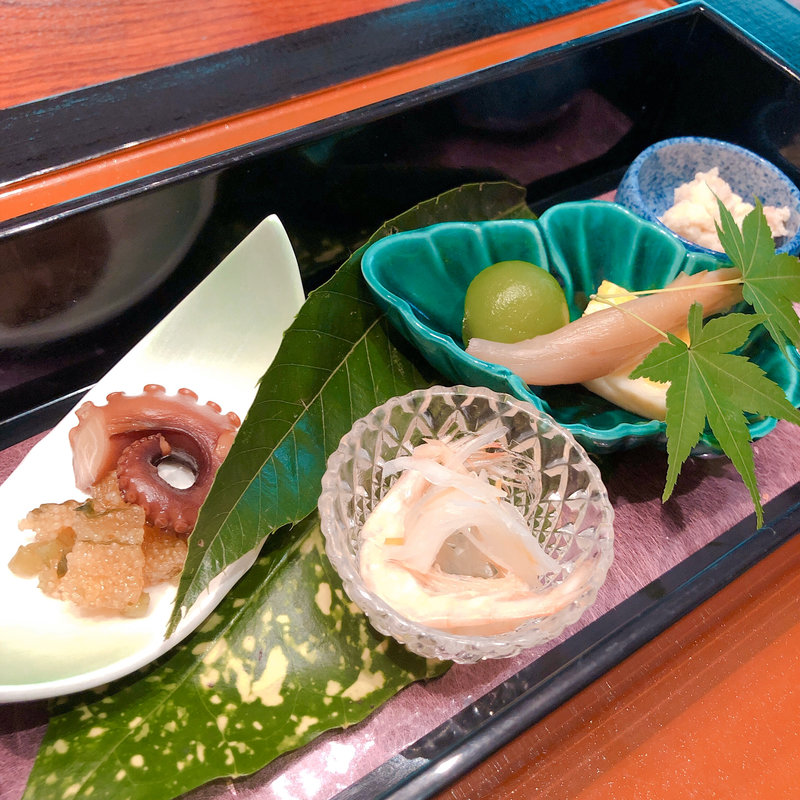 先付(仁木家 三田 蕎麦とフレンチ)