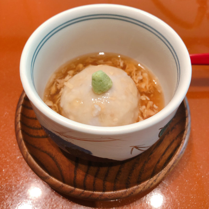 蓮根餅(仁木家 三田 蕎麦とフレンチ)