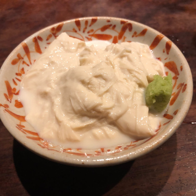 湯葉のお刺身(蕎麦とお料理 ごん)