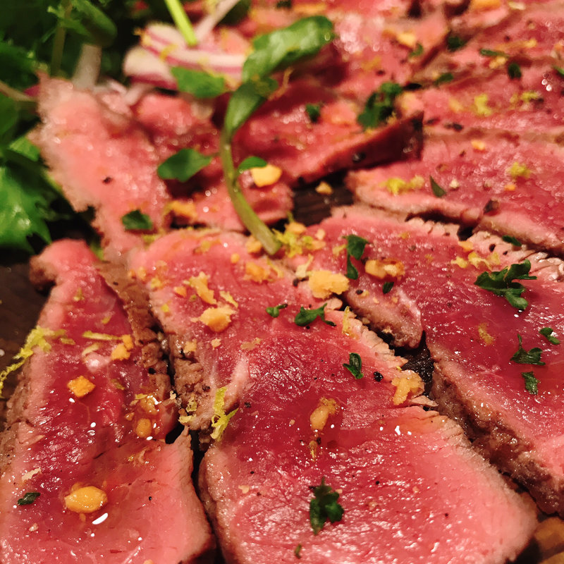 仔羊のたたき(ラムミートテンダー)