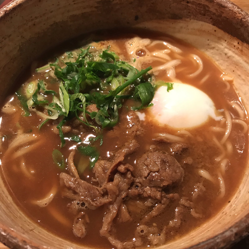 牛煮込みカレーうどん(山長 大手町店)