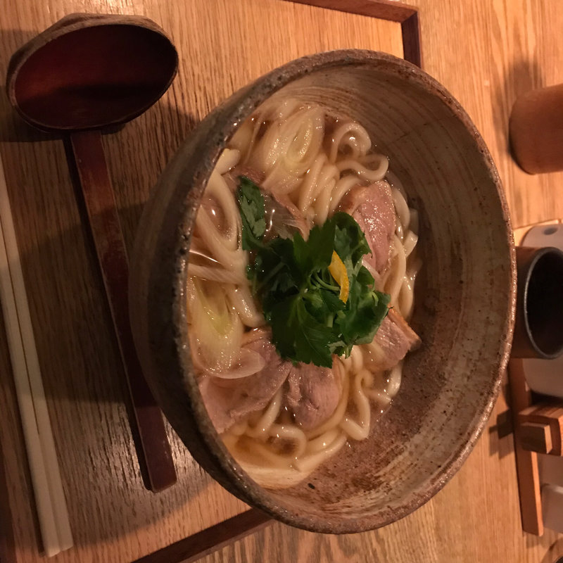 かもねぎうどん(うどん山長 大手町)