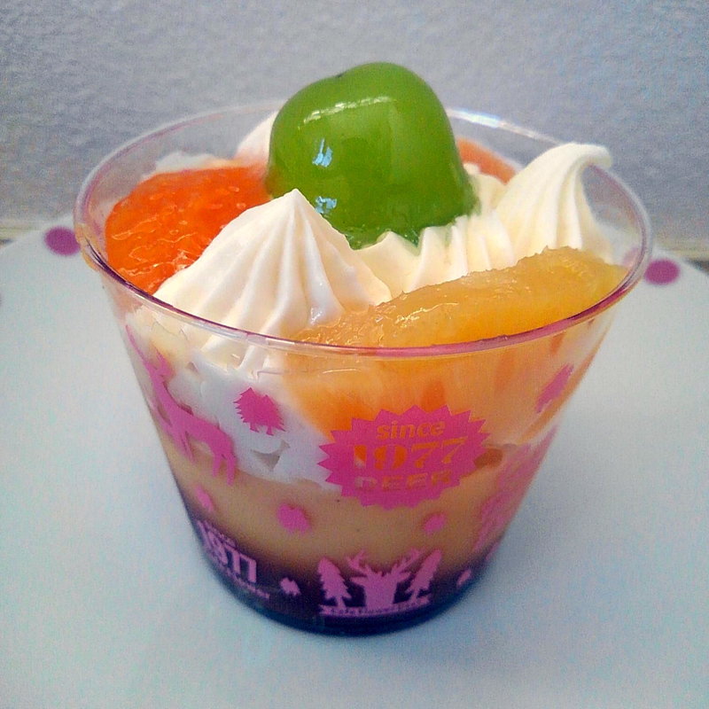 フルーツプリン(こがねや菓子店)