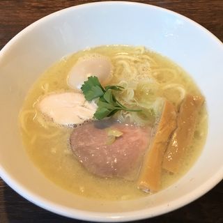 味玉鶏ゆ白湯ラーメン(ど・みそ鶏)