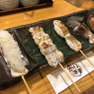 オススメ魚串五種盛り(串もん　西屋 （ニシヤ）)