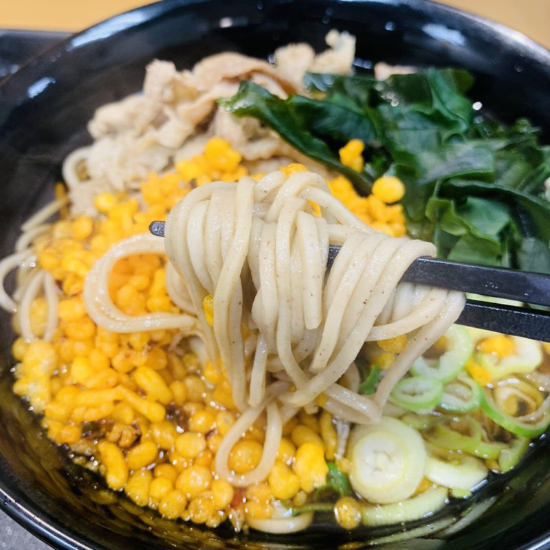 辛たぬき肉そば(名代 富士そば 鶯谷店 )