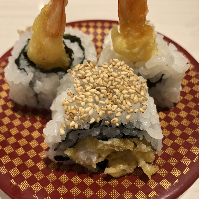 えび巻き(魚べい 京都八幡店)