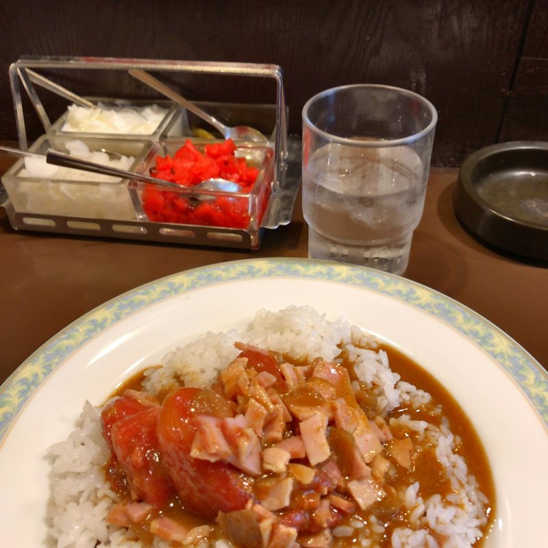 ベーコンとトマト(カレーハウス ボルツ)