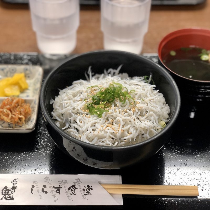 釜揚げしらす丼(しらす食堂 （しらすパーク/福島さんの釜あげしらす・朝日共販株式会社）)
