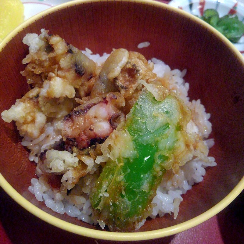 たこ天丼(道の駅　岩城　レストラン　はまなす )