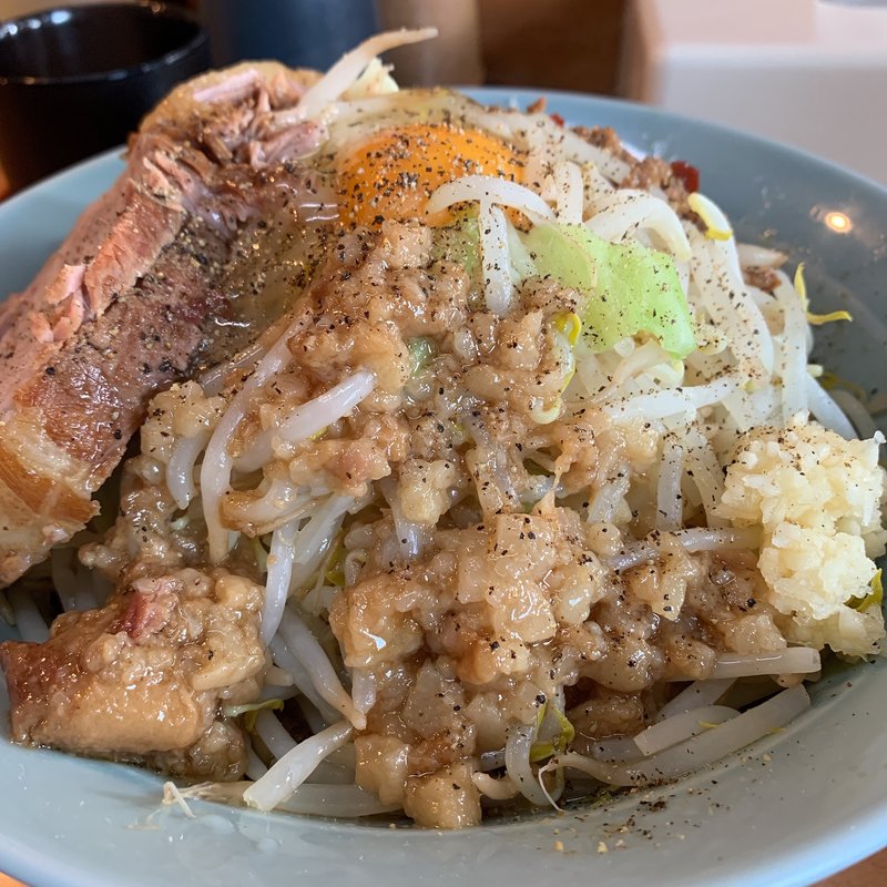 しるなし麺(立川マシマシ　ロイヤルスープ )