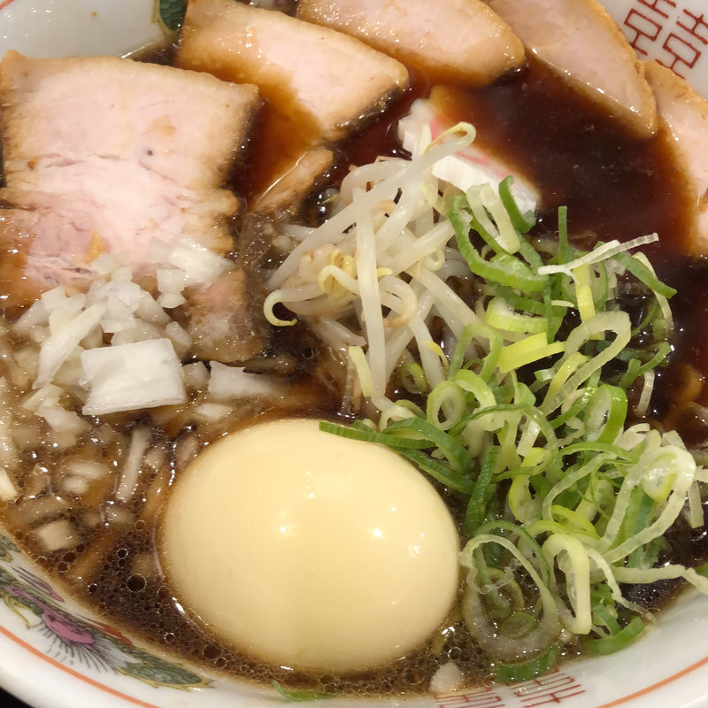 ブラックしょうゆラーメン(走麺屋)