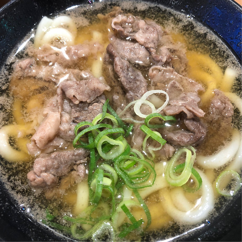 和牛ロースの肉うどん(からこカフェ)