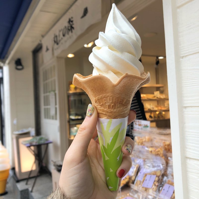 ナチュラルミルクソフトクリーム　バニラ(丸仁の森)