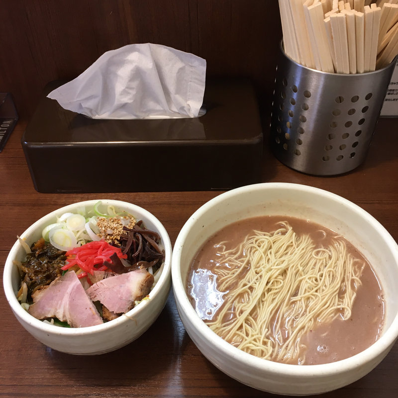 バリカタ＋博多ベジ（限定）(麺処一笑)