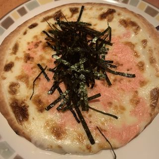 タラコクリームのピザ(サイゼリヤ 昭和通り天神リクルートビル店 )
