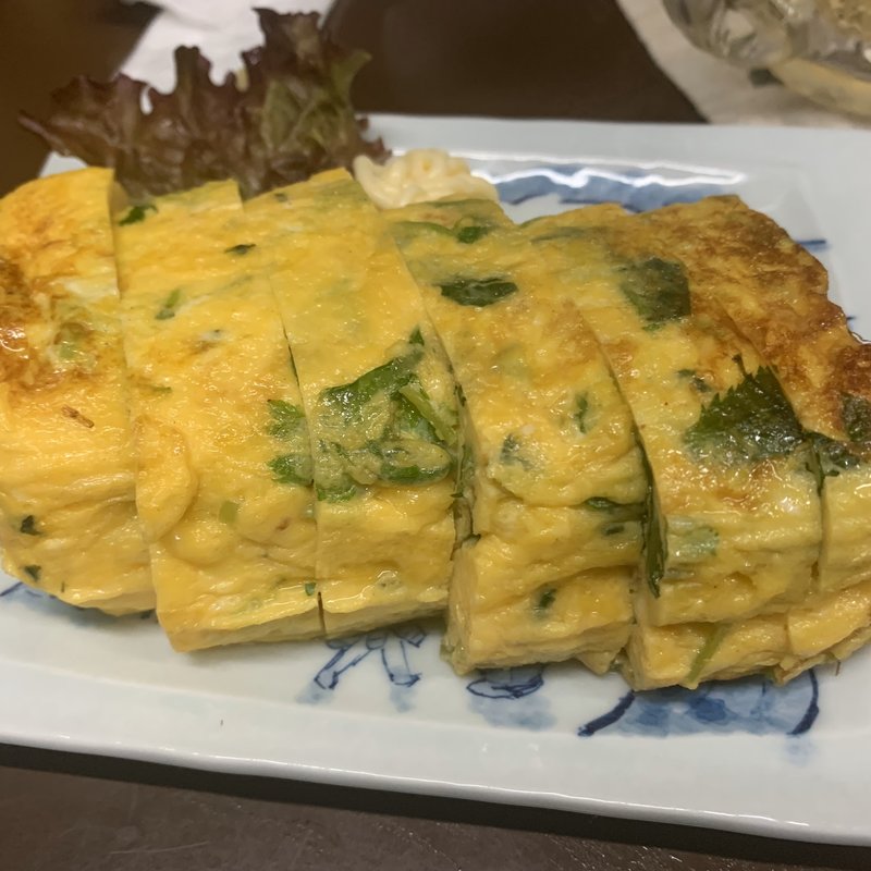 玉子焼き（三つ葉入）(ぎょうざ亭たしろ)