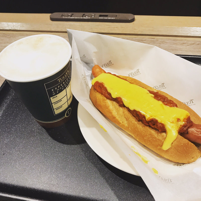 ボールパークドッグ スパイシーケイジャン(タリーズコーヒー 池尻大橋店)