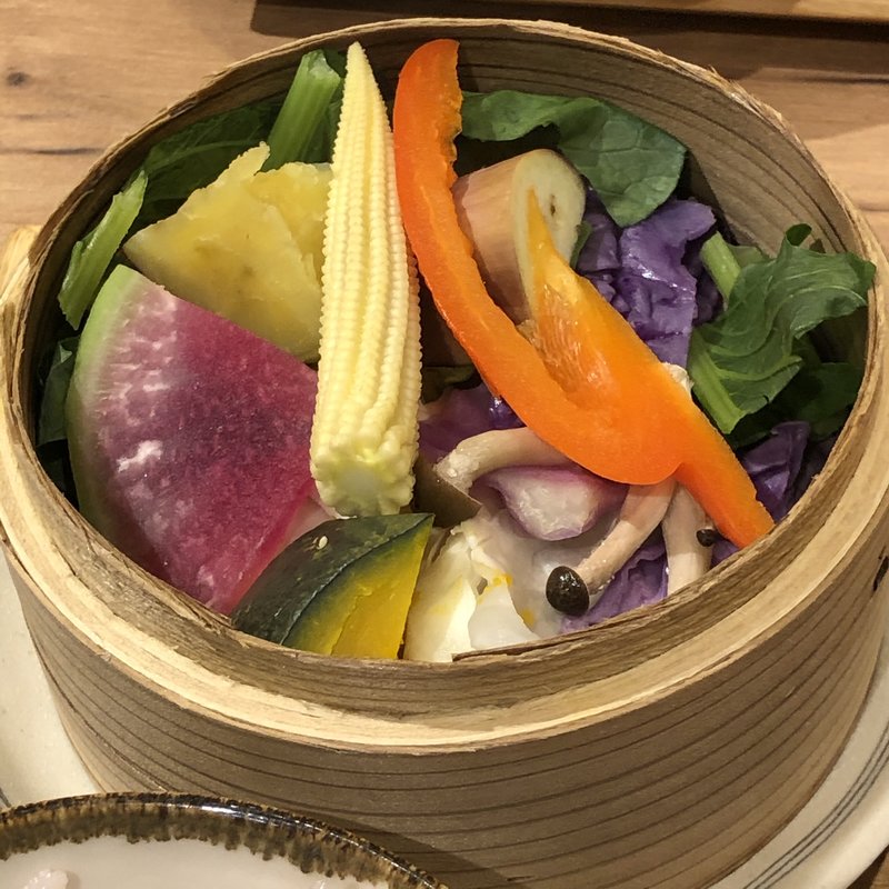 季節の野菜せいろ(musi-vege+ 阪急三番街店（ムシベジプラス）)