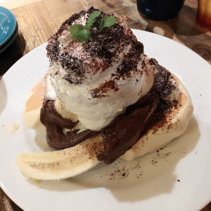 バナナヌテラパンケーキ(ESPRESSO D WORKS 渋谷)