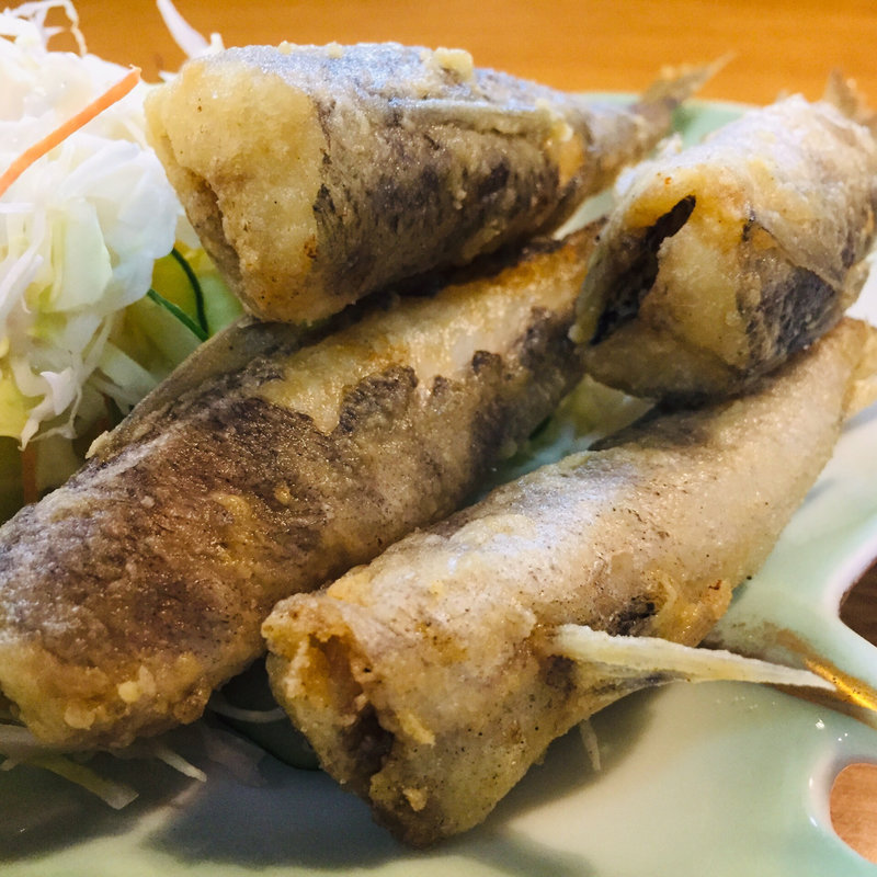 メヒカリの唐揚げ(お食事処 玉鱗 （オショクジドコロ ギョクリン）)