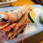 海老の塩焼き