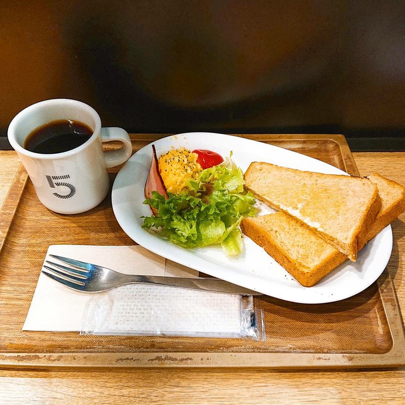 ブラウントーストセット(5 CROSSTIES COFFEE グランスタ店)