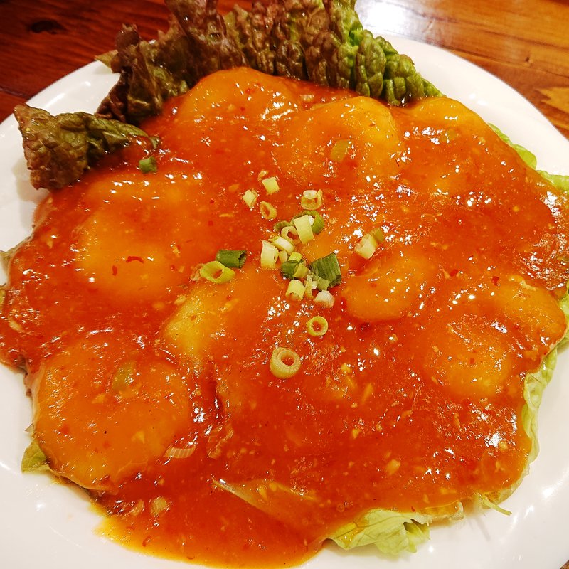 エビチリ(東京情熱餃子 蒲田駅前店)