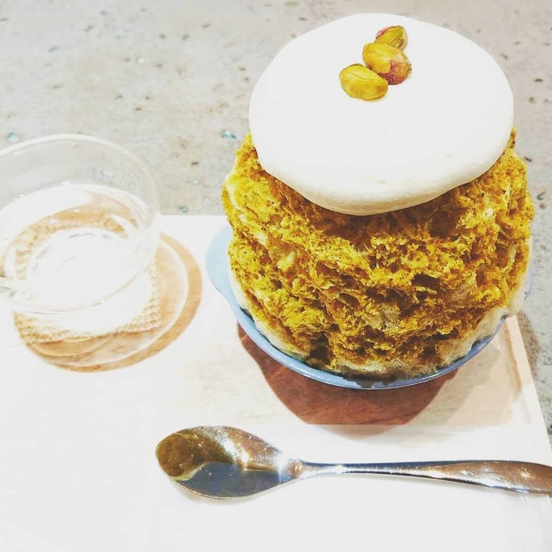 ピスタチオコーヒーゼリー氷(ほうせき箱 )