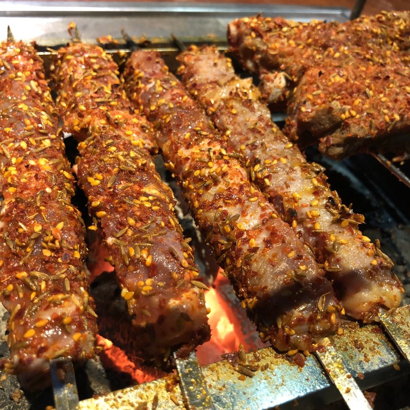 串焼き(中華料理 千里香 新大久保店)