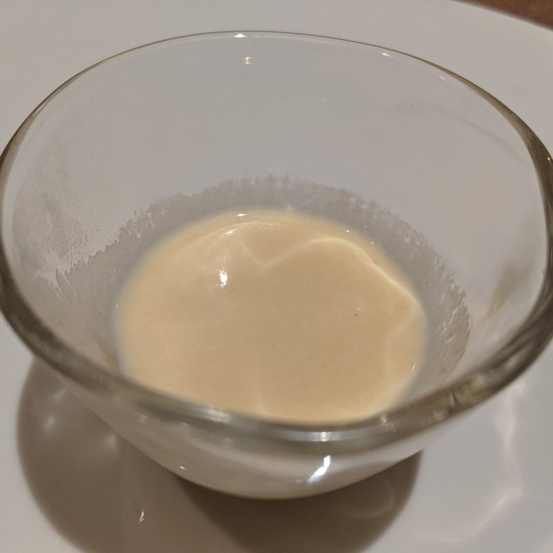 さつまいもの温かいスープ(リストランテ エクリュ)