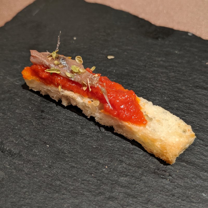 ピッツアマリナータ仕立て(リストランテ エクリュ)