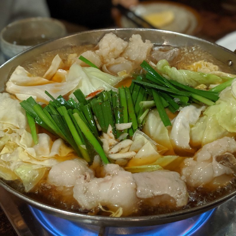 国産もつ鍋(もつ鍋炉端焼き坂)