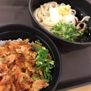 ミニ桜えび天丼セット(足柄麺宿 足柄SA(上り) )