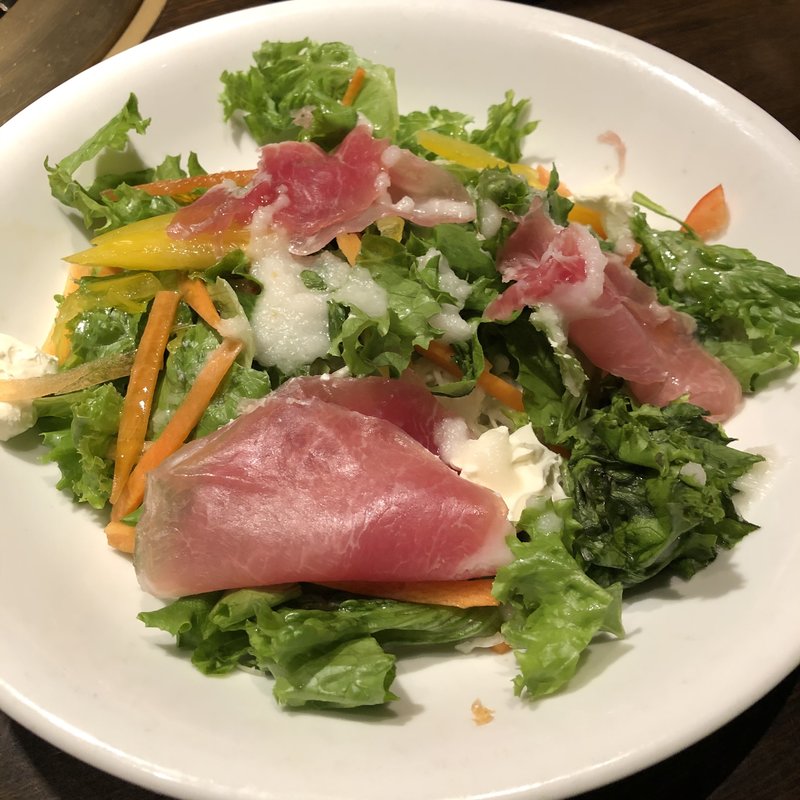 特製スピニングサラダ(ワンカルビ 伊丹南野店)