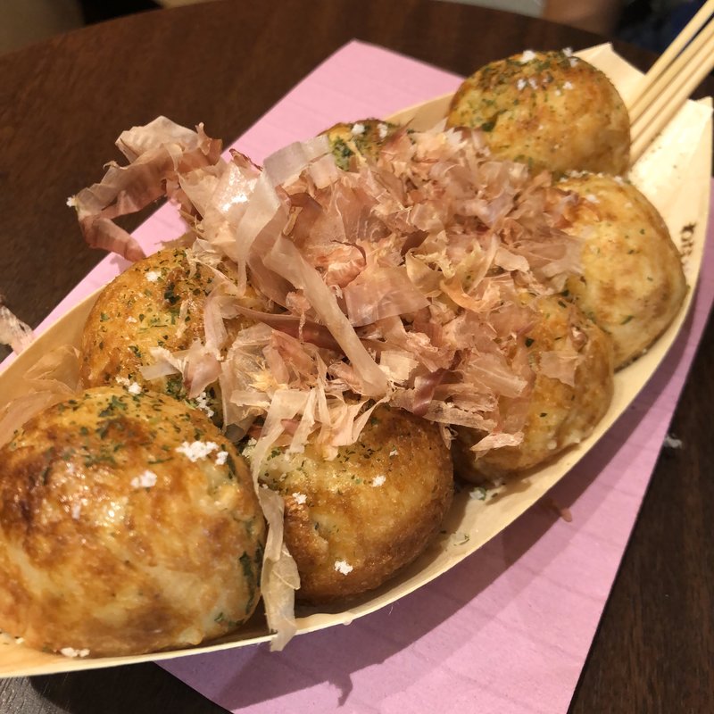 たこ焼(釜炊き塩)(たこ焼道楽 わなか 道頓堀店)