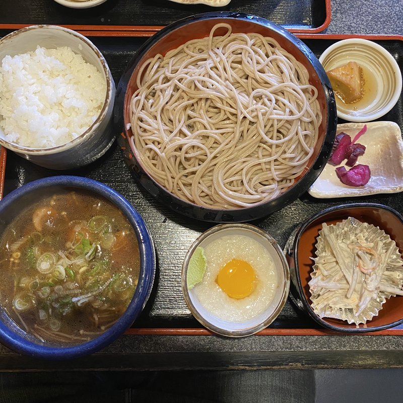 つけ麺定食(鴨)(森膳)