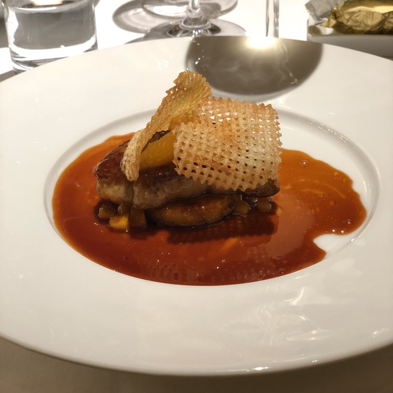 フランス産鴨フォアグラのポワレ ソース・ベルジュ  (メゾン ポール・ボキューズ （Maison Paul Bocuse）)