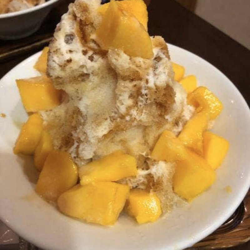 アップルマンゴーのかき氷(三徳堂)