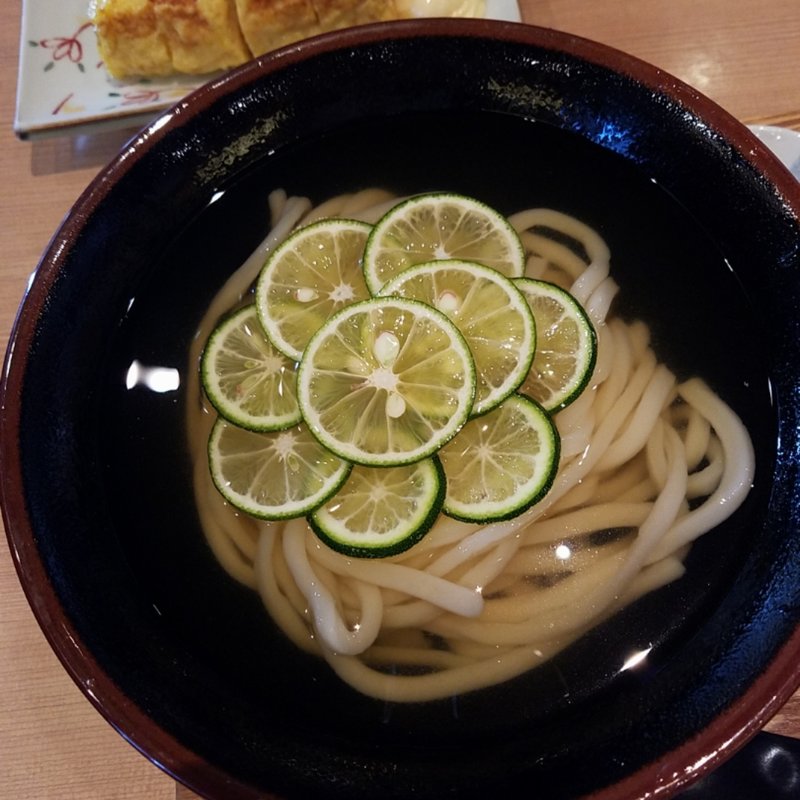 すだちひやかけうどん(釜喜利うどん)