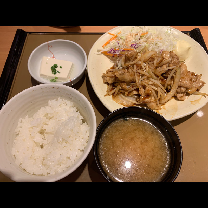 しょうが焼定食(やよい軒 西新宿店)