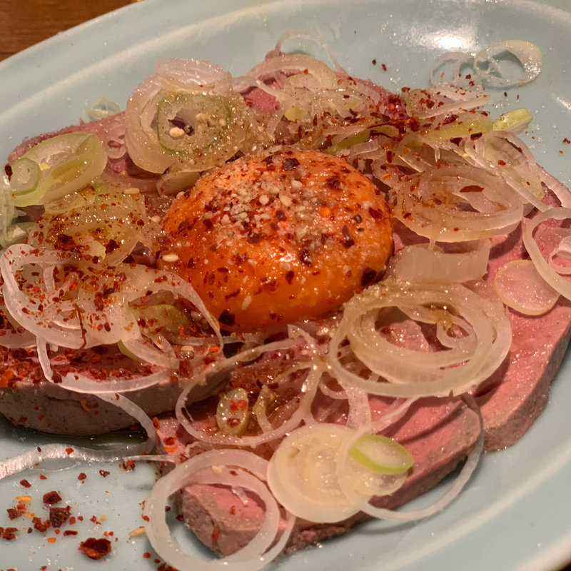 レバユッケ(神楽坂 たれ焼肉のんき)