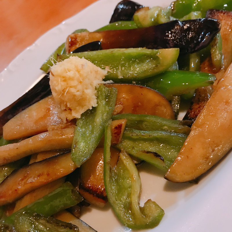 ナスピーマン炒め(ニュー王将(オウショウ))