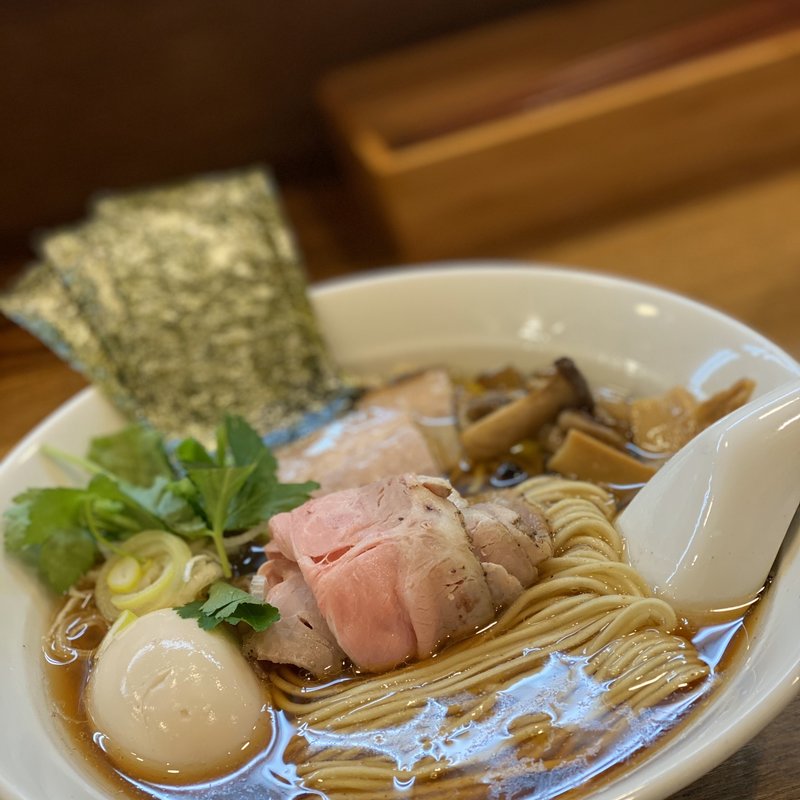特製さんま出汁醤油ラーメン(らぁめん山と樹)