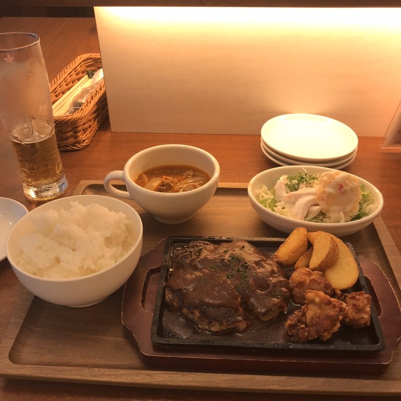 ハンバーグランチ(グリル千本)