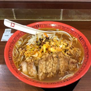 排骨辛菜麺(万世麺店 新宿西口店 （【旧店名：万世パーコーメン】）)