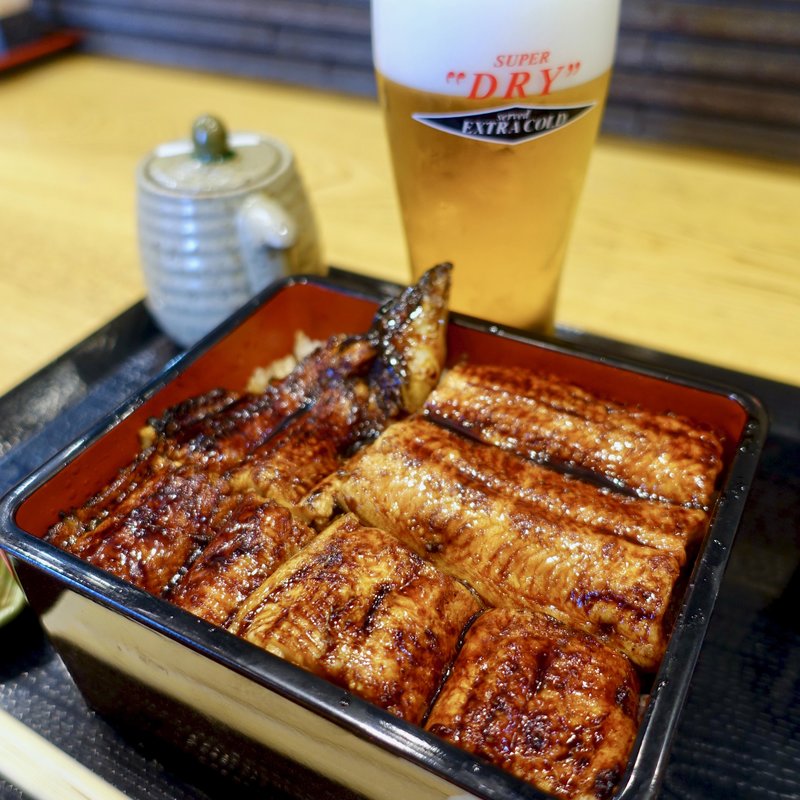 特上うな重（鰻3/4尾）(地焼 うなぎ処 川ふじ)