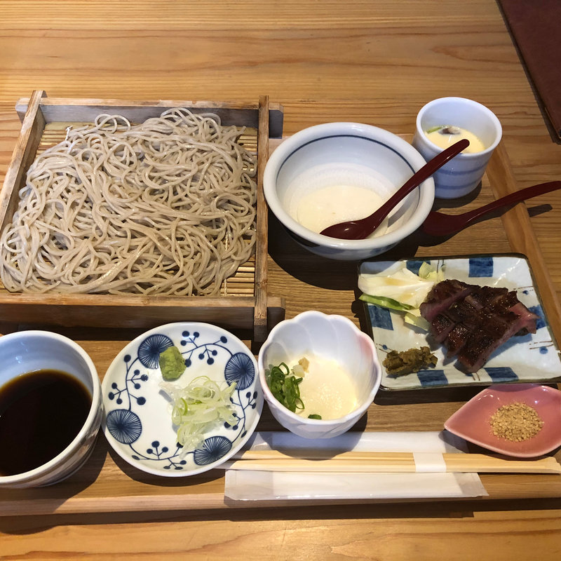 せいろ蕎麦と特上牛タン(そばのれん)