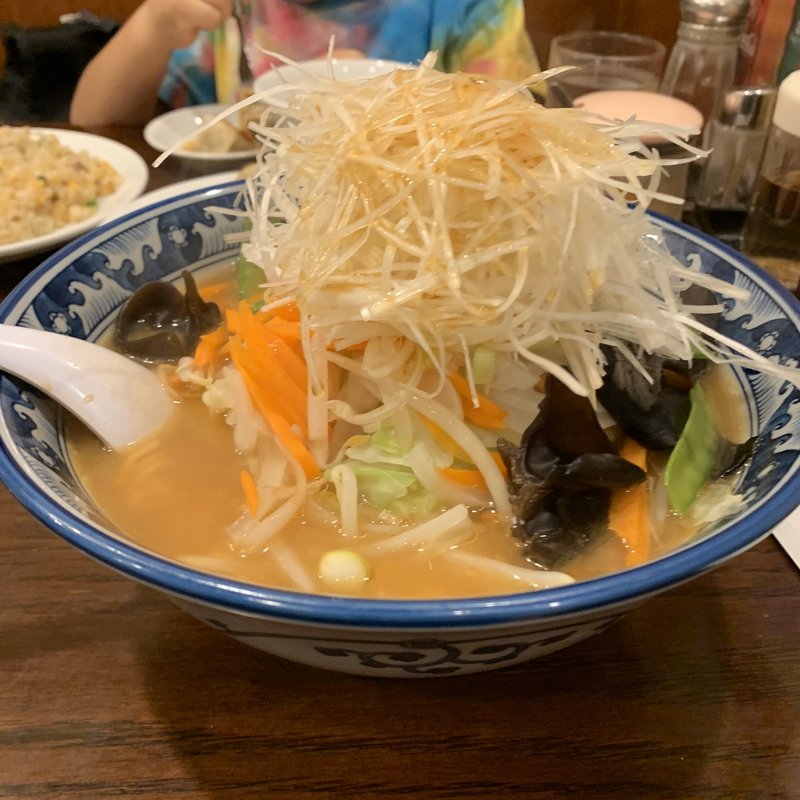 野菜たっぷり味噌(ネギトッピング)(麺僧北口店)