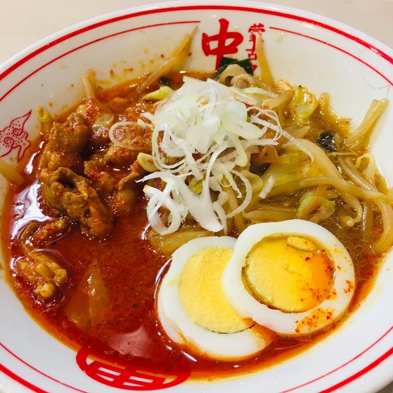 冷やし味噌ラーメン(蒙古タンメン中本 御徒町店)